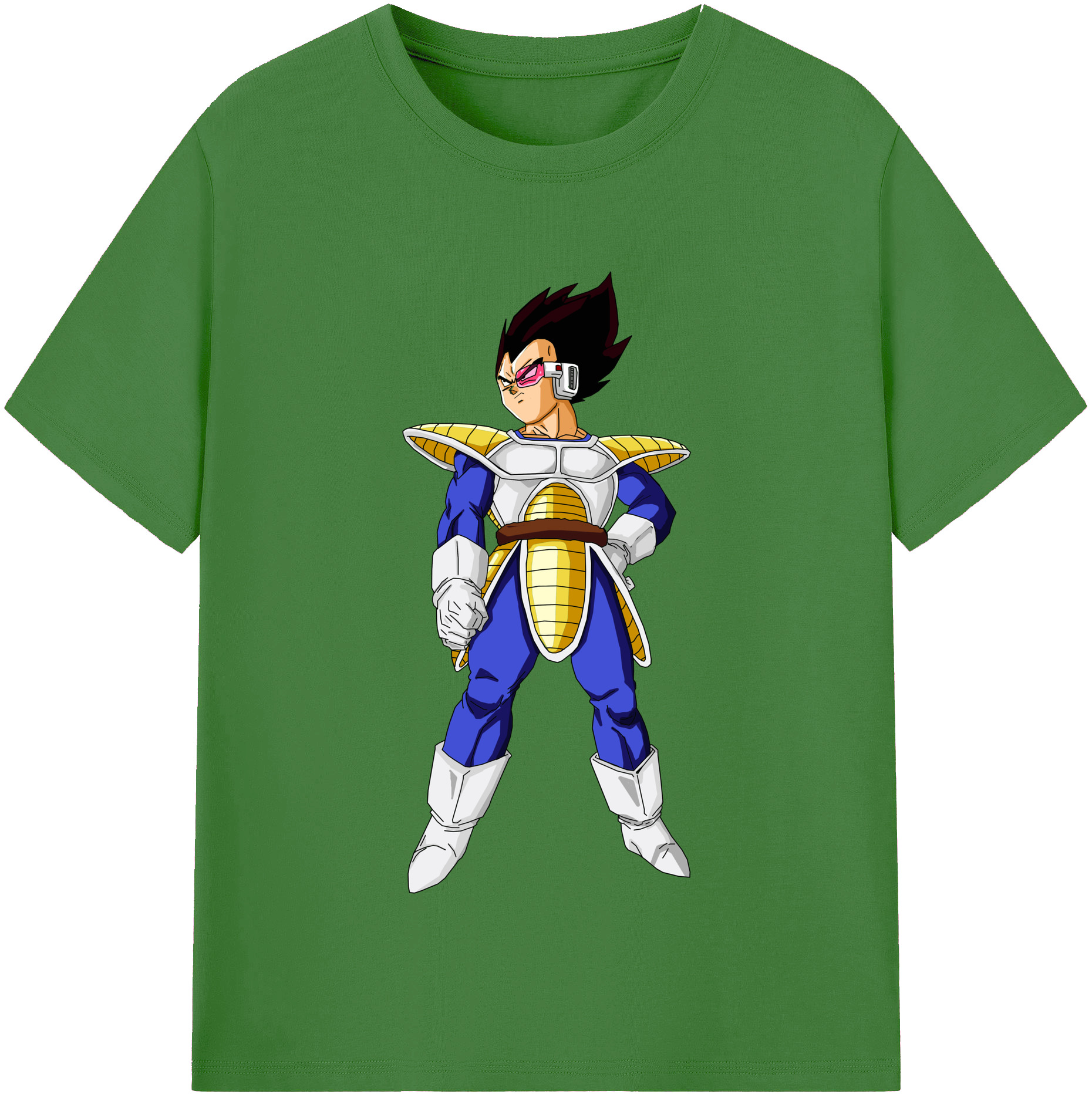 （画像用） ドラゴンボール ベジータ四世（Bejīta Yonsei）DRAGON BALL Vegeta IV レディースカジュアルプリントTシャツ（綿100％）